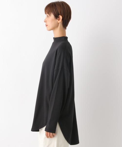 LEPSIM（レプシィム）の「スソラウンドハイネックプルオーバー　157279（Tシャツ/カットソー・レディース・ラベンダー/オフホワイト/ブラック・FREE）」の11枚目の写真