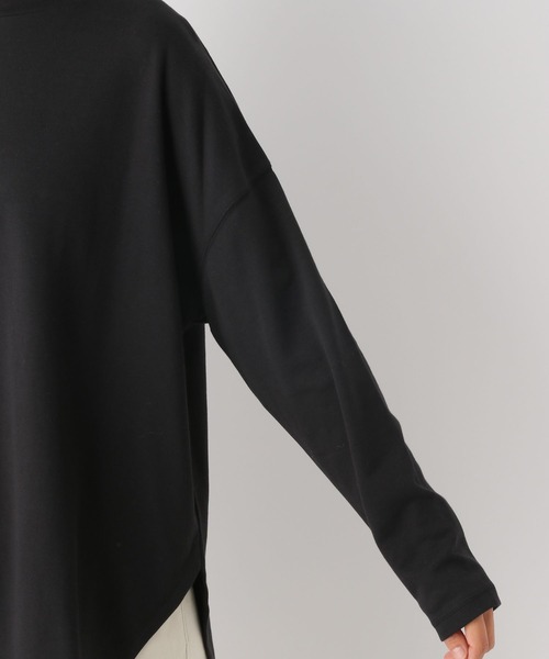 LEPSIM（レプシィム）の「スソラウンドハイネックプルオーバー　157279（Tシャツ/カットソー・レディース・ラベンダー/オフホワイト/ブラック・FREE）」の14枚目の写真