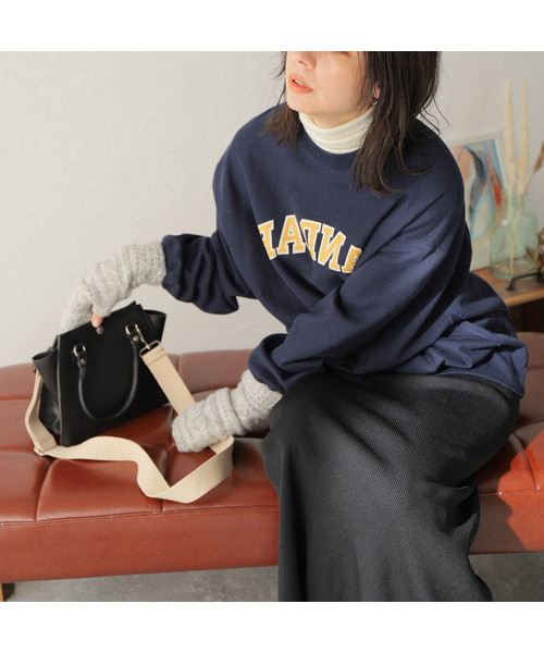 Calimar（カリマール）の「【Calimar/カリマール】ALPACA/NYLON CABLE MITON:ケーブルミトン（手袋・レディース・チャコールグレー/ブラウン系その他/ライトグレー・FREE）」の17枚目の写真