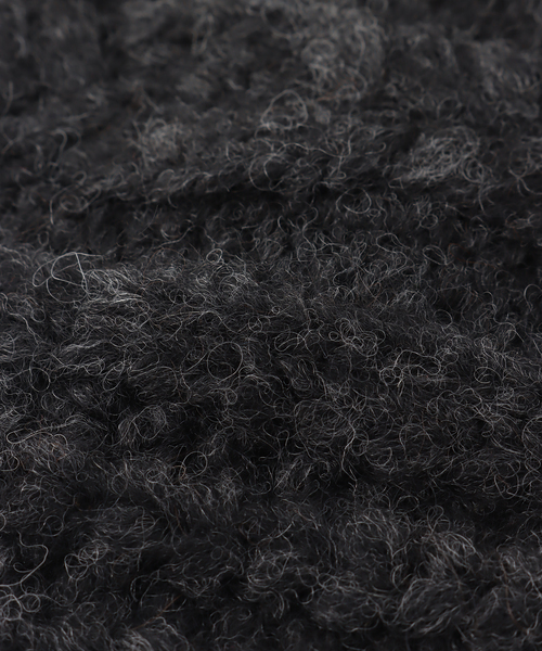 Calimar（カリマール）の「【Calimar/カリマール】ALPACA/NYLON CABLE MITON:ケーブルミトン（手袋・レディース・チャコールグレー/ブラウン系その他/ライトグレー・FREE）」の5枚目の写真