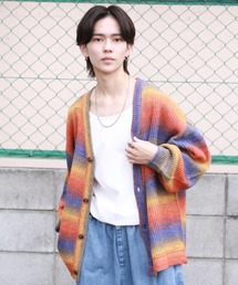 SPINNS | 【ゆったりシルエット】グラデーション カラーカーディガン(カーディガン/ボレロ)
