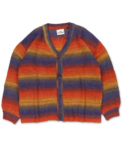 SPINNS（スピンズ）の「【ゆったりシルエット】グラデーション カラーカーディガン（カーディガン/ボレロ・メンズ・グリーン/ブラック/レインボー・ONESIZE）」の21枚目の写真