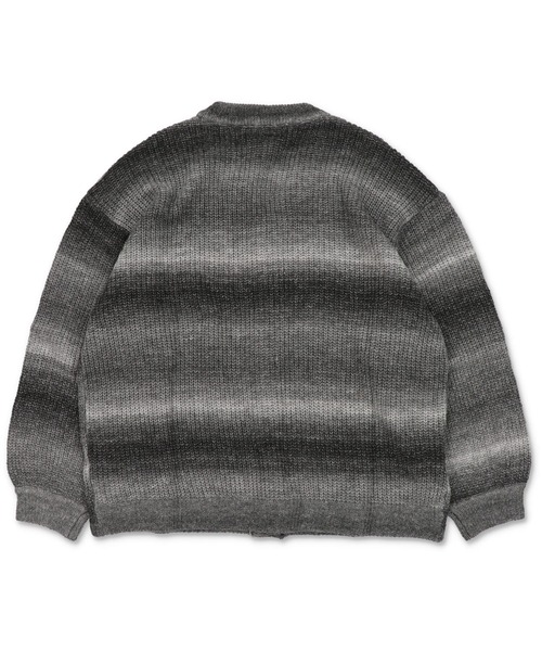 SPINNS（スピンズ）の「【ゆったりシルエット】グラデーション カラーカーディガン（カーディガン/ボレロ・メンズ・グリーン/ブラック/レインボー・ONESIZE）」の13枚目の写真