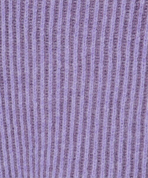 notch.（ノッチ）の「配色リブニットチュニック（ニット/セーター・レディース・ブルー/オフホワイト/ベージュ/パープル・M）」の18枚目の写真