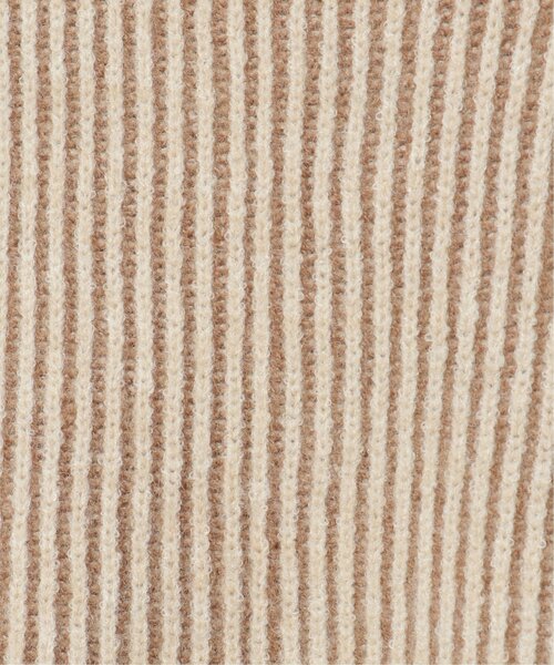 notch.（ノッチ）の「配色リブニットチュニック（ニット/セーター・レディース・ブルー/オフホワイト/ベージュ/パープル・M）」の20枚目の写真