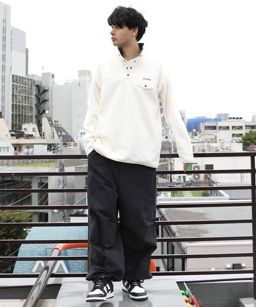 GERRY(ジェリー)の「GERRY フリーススタンドプルオーバー(ブルゾン・メンズ・ブラック/オレンジ/ブルー/グリーン/アイボリー・MEDIUM/LARGE/X-LARGE)」の6枚目の写真