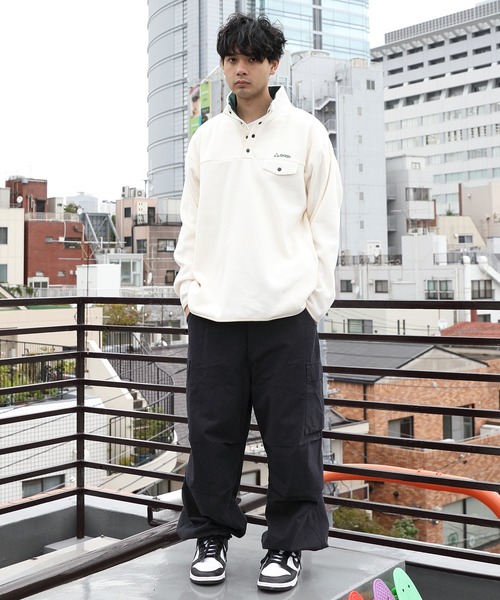 GERRY(ジェリー)の「GERRY フリーススタンドプルオーバー(ブルゾン・メンズ・ブラック/オレンジ/ブルー/グリーン/アイボリー・MEDIUM/LARGE/X-LARGE)」の8枚目の写真