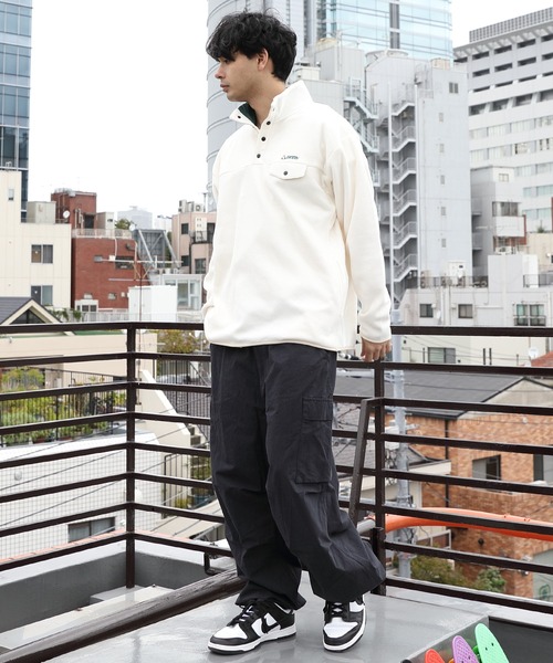 GERRY(ジェリー)の「GERRY フリーススタンドプルオーバー(ブルゾン・メンズ・ブラック/オレンジ/ブルー/グリーン/アイボリー・MEDIUM/LARGE/X-LARGE)」の9枚目の写真