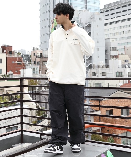 GERRY(ジェリー)の「GERRY フリーススタンドプルオーバー(ブルゾン・メンズ・ブラック/オレンジ/ブルー/グリーン/アイボリー・MEDIUM/LARGE/X-LARGE)」の10枚目の写真
