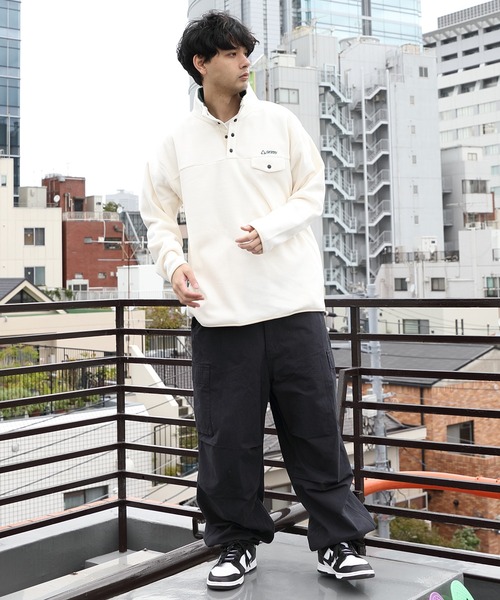 GERRY(ジェリー)の「GERRY フリーススタンドプルオーバー(ブルゾン・メンズ・ブラック/オレンジ/ブルー/グリーン/アイボリー・MEDIUM/LARGE/X-LARGE)」の11枚目の写真