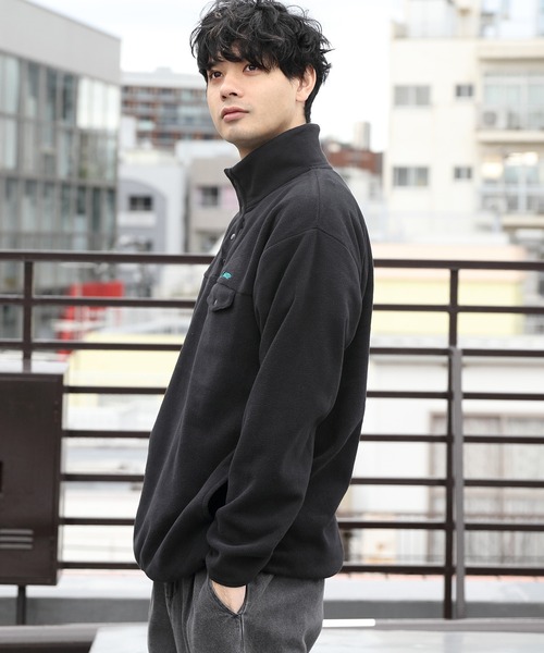 GERRY(ジェリー)の「GERRY フリーススタンドプルオーバー(ブルゾン・メンズ・ブラック/オレンジ/ブルー/グリーン/アイボリー・MEDIUM/LARGE/X-LARGE)」の12枚目の写真