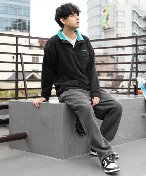 GERRY(ジェリー)の「GERRY フリーススタンドプルオーバー(ブルゾン・メンズ・ブラック/オレンジ/ブルー/グリーン/アイボリー・MEDIUM/LARGE/X-LARGE)」の15枚目の写真