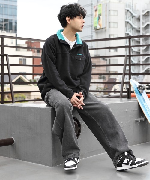 GERRY(ジェリー)の「GERRY フリーススタンドプルオーバー(ブルゾン・メンズ・ブラック/オレンジ/ブルー/グリーン/アイボリー・MEDIUM/LARGE/X-LARGE)」の16枚目の写真