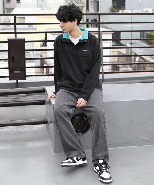 GERRY(ジェリー)の「GERRY フリーススタンドプルオーバー(ブルゾン・メンズ・ブラック/オレンジ/ブルー/グリーン/アイボリー・MEDIUM/LARGE/X-LARGE)」の18枚目の写真