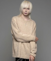 CavariA | 『CavariA/キャバリア』ルーズシルエットクルーネックフェザーヤーンニットソー(ニット/セーター)