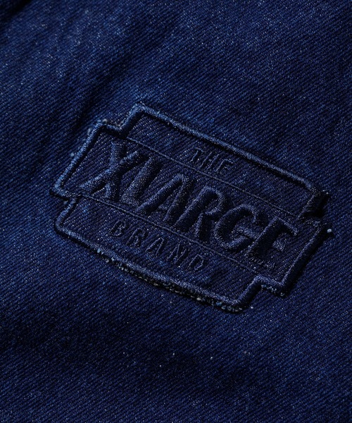 XLARGE(エクストララージ)の「DENIM TEAM JACKET(ブルゾン・メンズ・インディゴブルー/ブラック・M/XL/L/S)」の5枚目の写真