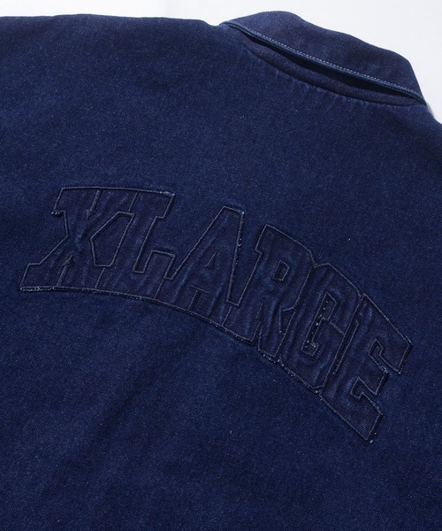 XLARGE(エクストララージ)の「DENIM TEAM JACKET(ブルゾン・メンズ・インディゴブルー/ブラック・M/XL/L/S)」の7枚目の写真