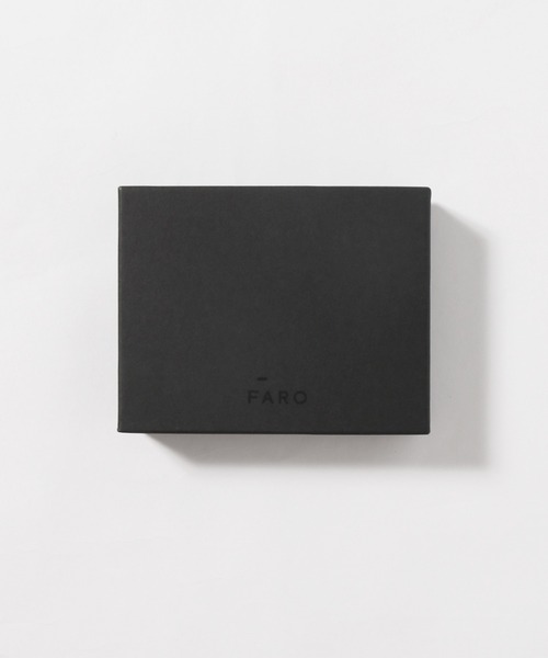 未使用 ファーロ FARO 二つ折り 財布 ネイビー FARO - ファーロ 二つ折財布 ASTI FIN-CALF 【ネイビー】