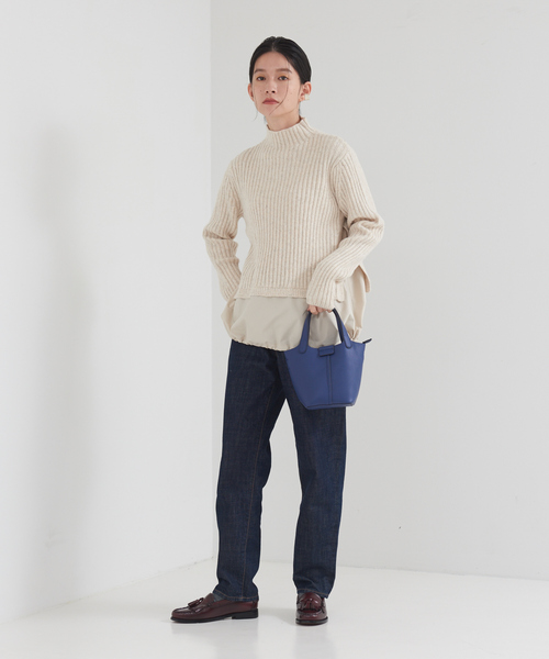 collex(コレックス)の「ポーチ付ミニショルダーバッグ(ショルダーバッグ・レディース・ベージュ/ブルー/ブラック/サックスブルー・フリー)」の6枚目の写真