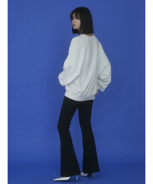 EMODA（エモダ）の「ストレッチリブフレアパンツ（その他パンツ・レディース・グリーン/ブラック/グレー・FREE）」の18枚目の写真