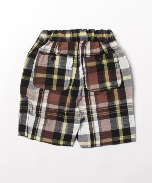 DILASH（ディラッシュ）の「先染チェック パンツ(5分丈)（その他パンツ・キッズ・ブルー/ブラック/イエロー・90/100/120/140/130/110/80）」の6枚目の写真