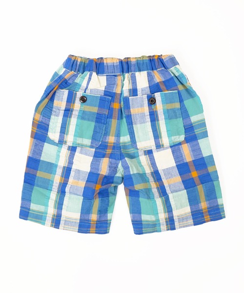 DILASH（ディラッシュ）の「先染チェック パンツ(5分丈)（その他パンツ・キッズ・ブルー/ブラック/イエロー・90/100/120/140/130/110/80）」の5枚目の写真