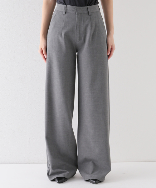 Deuxieme Classe（ドゥーズィエムクラス）の「【OVAL SQUARE / オーヴァルスクエア】 パンツ（スラックス・レディース・チャコールグレー・36/38）」の11枚目の写真