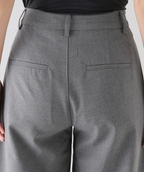 Deuxieme Classe（ドゥーズィエムクラス）の「【OVAL SQUARE / オーヴァルスクエア】 パンツ（スラックス・レディース・チャコールグレー・36/38）」の15枚目の写真