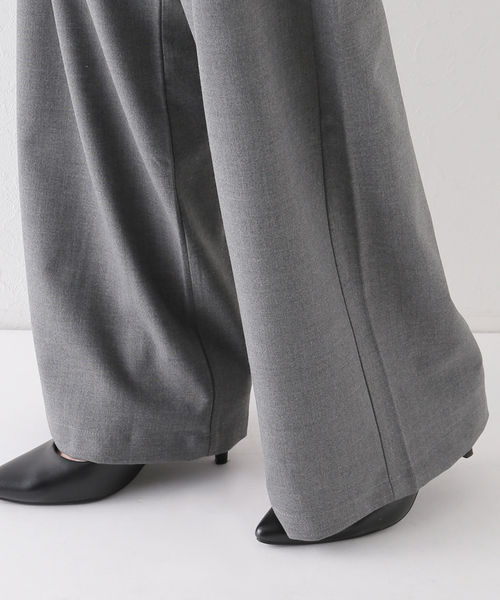 Deuxieme Classe（ドゥーズィエムクラス）の「【OVAL SQUARE / オーヴァルスクエア】 パンツ（スラックス・レディース・チャコールグレー・36/38）」の18枚目の写真