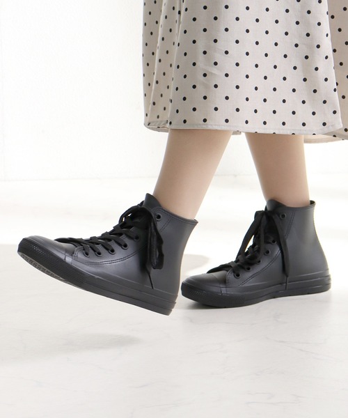 AAA+（サンエープラス）の「AAA+Feminine / 防水ハイカットレインスニーカー（レインシューズ・レディース・ダークブラウン/ブラック・S/L/M）」の7枚目の写真