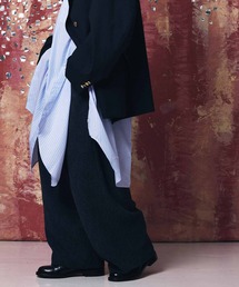 MAISON SPECIAL | 《ユニセックスアイテム》ツイード2タックワイドパンツ【MAISON SPECIAL/メゾンスペシャル】■セットアップ対応■(その他パンツ)