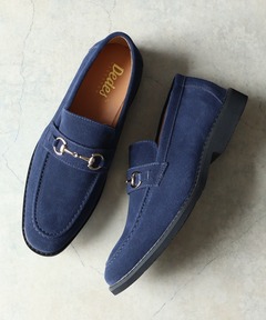 Ralph Lauren スエード モカシン 青　イタリア製 メルトン スエード ボート シューズ（モカシン/デッキシューズ