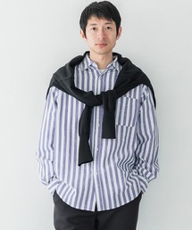 メンズストライプシャツ