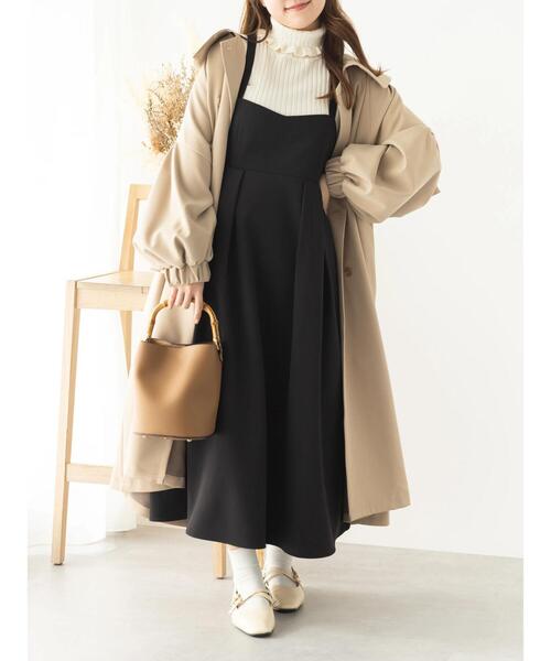 SLURR（スラ―）の「ボリュームスリーブトレンチコート（トレンチコート・レディース・ベージュ/アイボリー・FREE）」の22枚目の写真