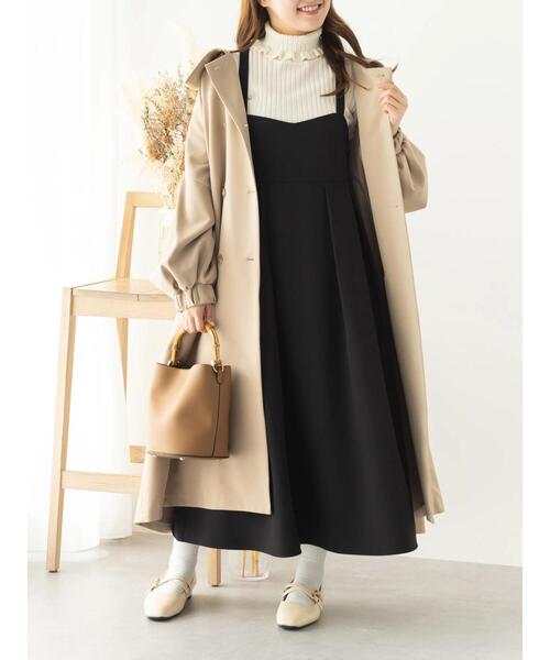 SLURR（スラ―）の「ボリュームスリーブトレンチコート（トレンチコート・レディース・ベージュ/アイボリー・FREE）」の21枚目の写真