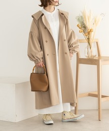 SLURR | ボリュームスリーブトレンチコート(トレンチコート)