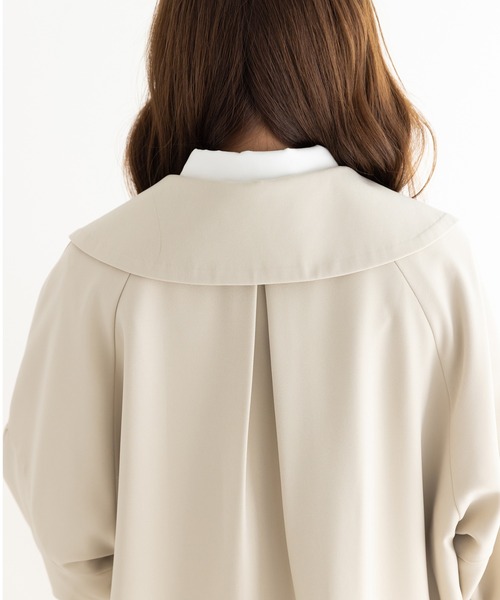 SLURR（スラ―）の「ボリュームスリーブトレンチコート（トレンチコート・レディース・ベージュ/アイボリー・FREE）」の9枚目の写真