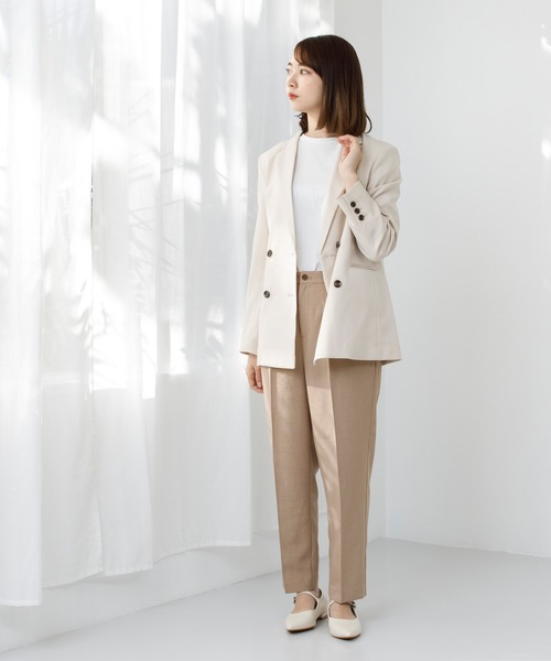 menue（メヌエ）の「ポインテッドトゥストラップパンプス（パンプス・レディース・アイボリー/グレイッシュベージュ/ブラック/イエロー・22.0cm/22.5cm/23.0cm/23.5cm/24.0cm/24.5cm/25.0cm/25.5cm/26.0cm）」の10枚目の写真