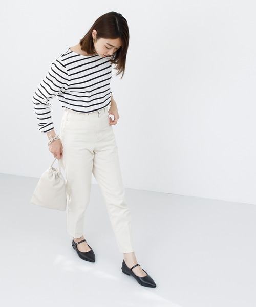 menue（メヌエ）の「ポインテッドトゥストラップパンプス（パンプス・レディース・アイボリー/グレイッシュベージュ/ブラック/イエロー・22.0cm/22.5cm/23.0cm/23.5cm/24.0cm/24.5cm/25.0cm/25.5cm/26.0cm）」の15枚目の写真