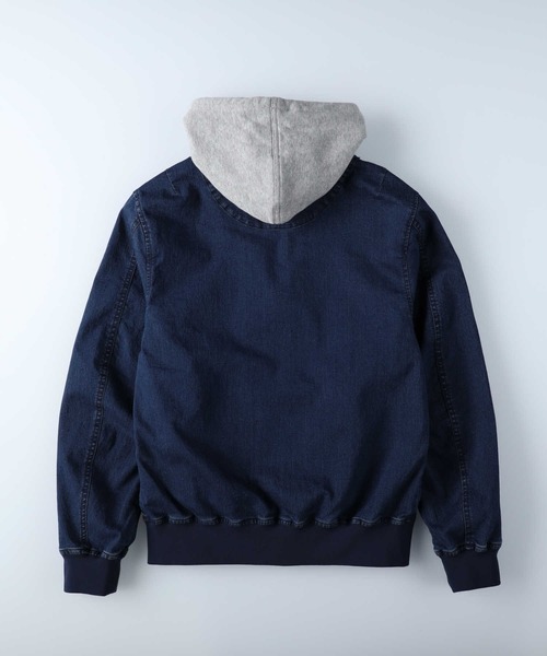 BACK NUMBER(バックナンバー)の「【BACK NUMBER】フードMA1(MA-1・メンズ・ノンウォッシュ・M/L/XL)」の16枚目の写真