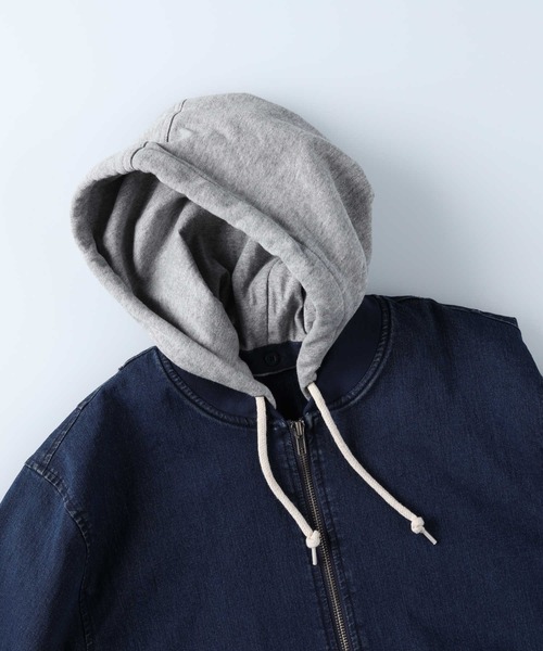 BACK NUMBER(バックナンバー)の「【BACK NUMBER】フードMA1(MA-1・メンズ・ノンウォッシュ・M/L/XL)」の17枚目の写真