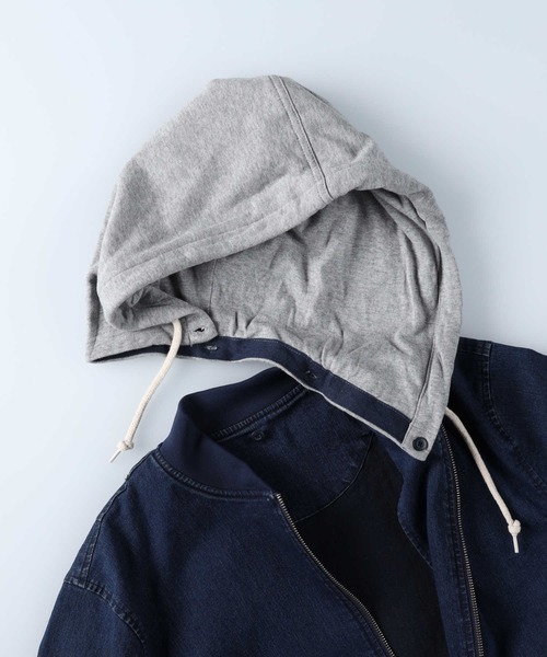 BACK NUMBER(バックナンバー)の「【BACK NUMBER】フードMA1(MA-1・メンズ・ノンウォッシュ・M/L/XL)」の18枚目の写真