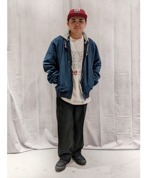 BACK NUMBER(バックナンバー)の「【BACK NUMBER】フードMA1(MA-1・メンズ・ノンウォッシュ・M/L/XL)」の8枚目の写真