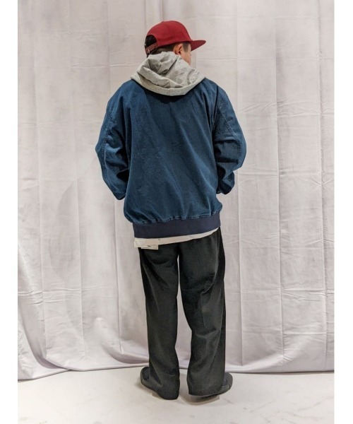 BACK NUMBER(バックナンバー)の「【BACK NUMBER】フードMA1(MA-1・メンズ・ノンウォッシュ・M/L/XL)」の10枚目の写真