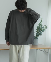 FORK&SPOON　サイドスイッチロングスリーブTシャツ