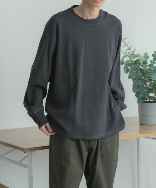 FORK&SPOON（フォークアンドスプーン）の「FORK&SPOON　サイドスイッチロングスリーブTシャツ（Tシャツ/カットソー・メンズ・ライトグレー/スミクロ・4/5）」の17枚目の写真