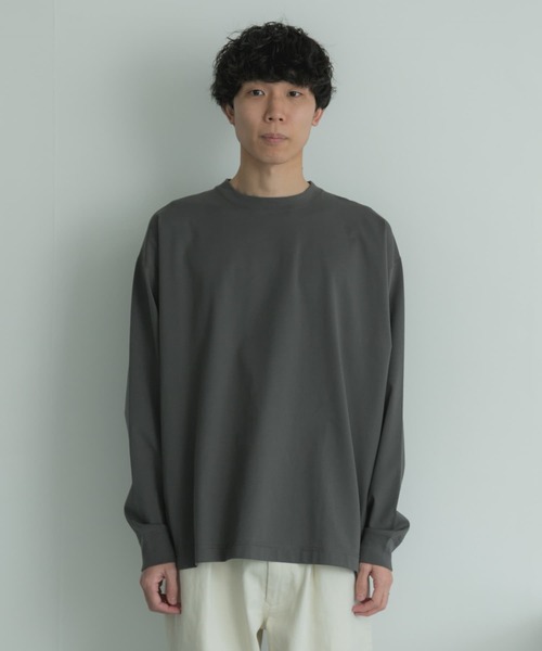 FORK&SPOON（フォークアンドスプーン）の「FORK&SPOON　サイドスイッチロングスリーブTシャツ（Tシャツ/カットソー・メンズ・ライトグレー/スミクロ・4/5）」の18枚目の写真