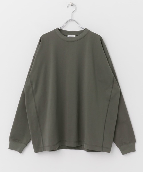 FORK&SPOON（フォークアンドスプーン）の「FORK&SPOON　サイドスイッチロングスリーブTシャツ（Tシャツ/カットソー・メンズ・ライトグレー/スミクロ・4/5）」の10枚目の写真