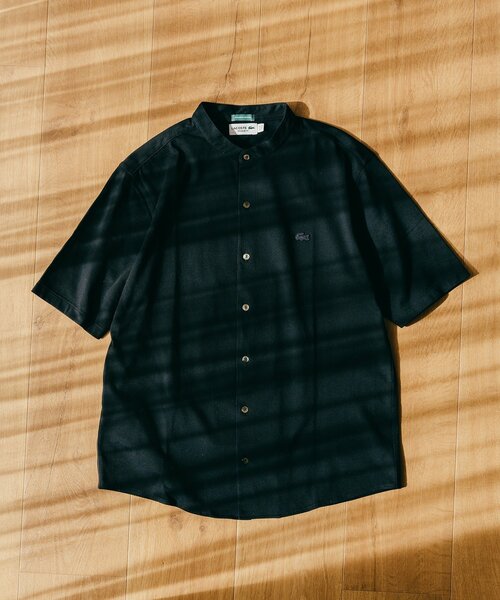 LACOSTE(ラコステ)の「【LACOSTE / ラコステ】別注 バンドカラー フルオープン ポロシャツ(ポロシャツ・メンズ・ブラック/ホワイト/ネイビー/グリーン・2/4/5/3)」の18枚目の写真