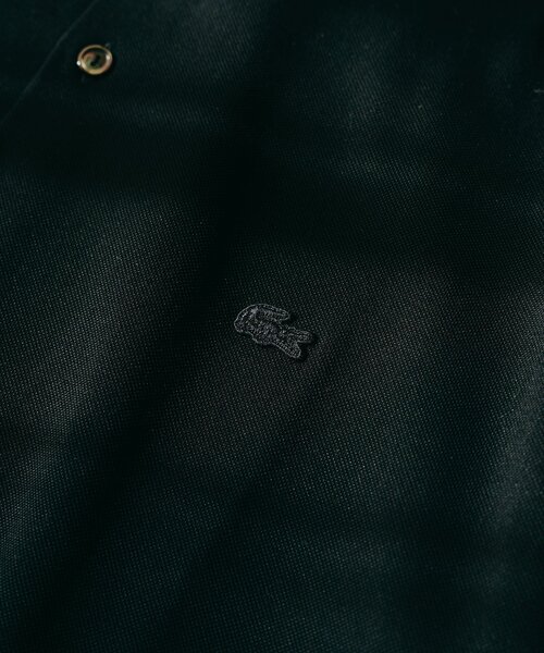 LACOSTE(ラコステ)の「【LACOSTE / ラコステ】別注 バンドカラー フルオープン ポロシャツ(ポロシャツ・メンズ・ブラック/ホワイト/ネイビー/グリーン・2/4/5/3)」の20枚目の写真